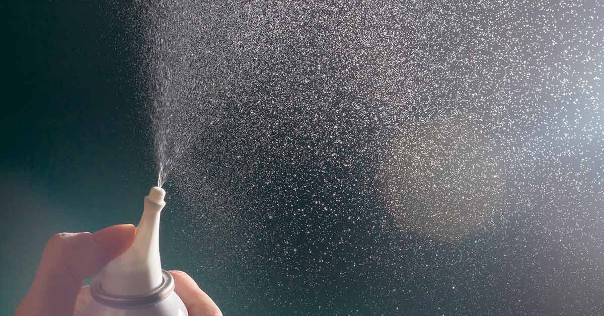 Spray para sequedad nasal